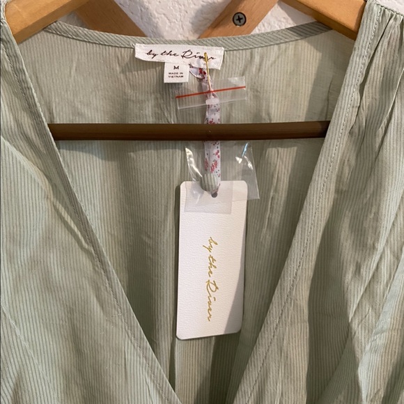 New Gabriella Button Midi Dress in Mint - Picture 8 of 10